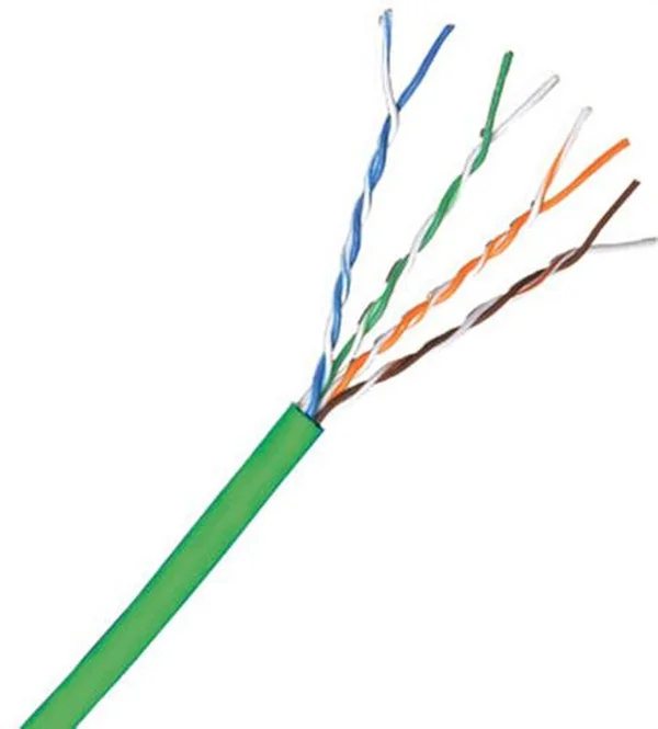 Comprehensive 1000' Cat 5e 350MHz Solid Cable, Green
