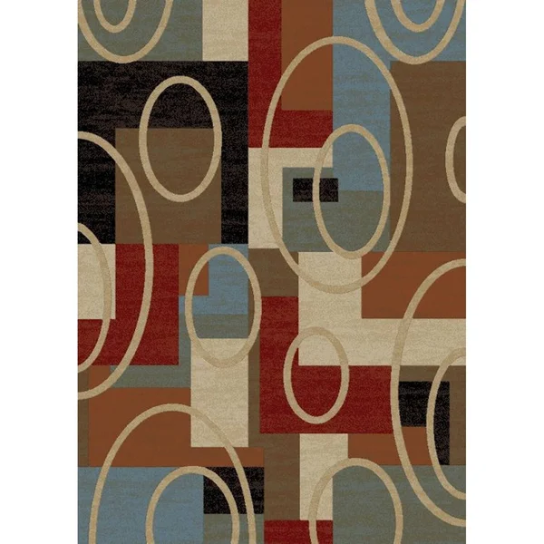 Hometown Broadway Contemporary Area Rug - 5&3x22 x 7&7x22 - Gray
