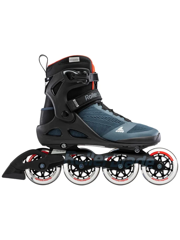Rollerblade Macroblade 90 Mens Inline Skates, Blue/Orange, 11.5