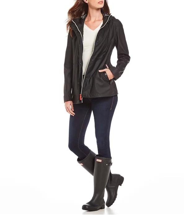 Hunter Original Lightweight Women's Waterproof Jacket - Military Red