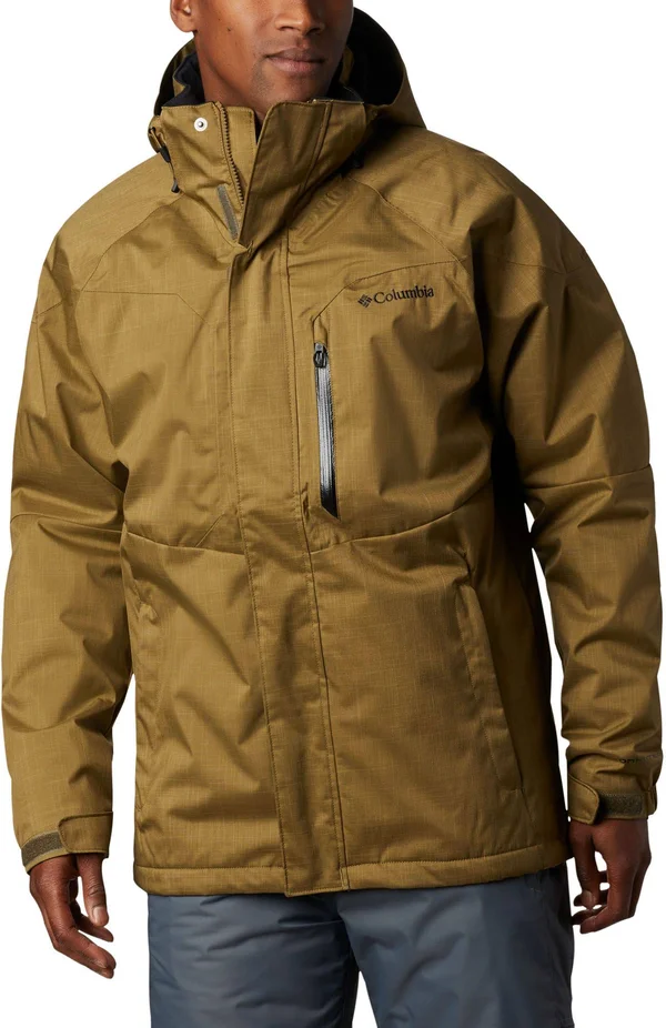 Columbia Alpine Action Jacket Men's Jacket Olive Brown : LG