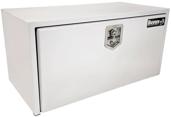 Buyers Products 1703400 Steel Underbody Truck Box - White, 14 x 16 x 24 inch