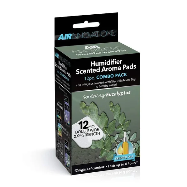 Air Innovations 72 Pack Essential Oil Humidifier Aromatherapy Refill - Eucalyptus at Spreetail (VMinnovations, VM Express)