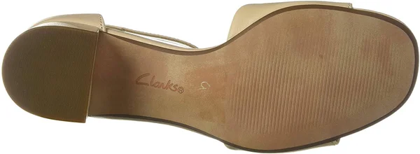 Clarks ELISA Dedra Sandal, 6, Leather