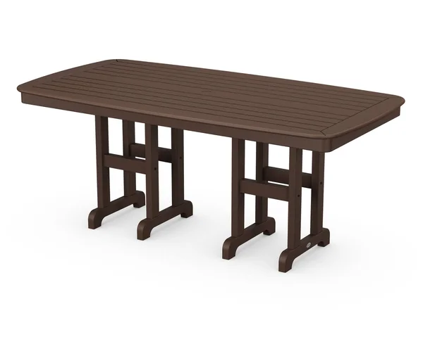 POLYWOOD Nautical 37x22 x 72x22 Dining Table - Mahogany