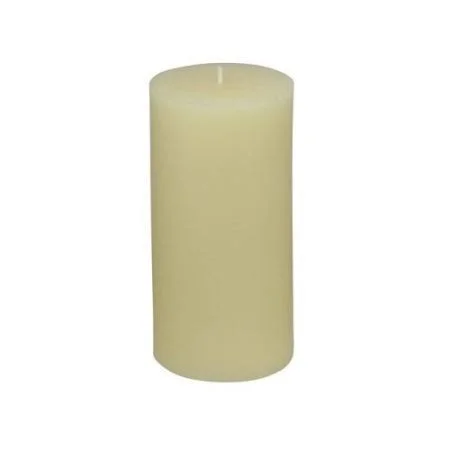 Smokeless Paraffin Unscented Pillar Candle Color: Ivory, Size: 6x22 H x 3x22 Diameter, Pack Size: Set of 12