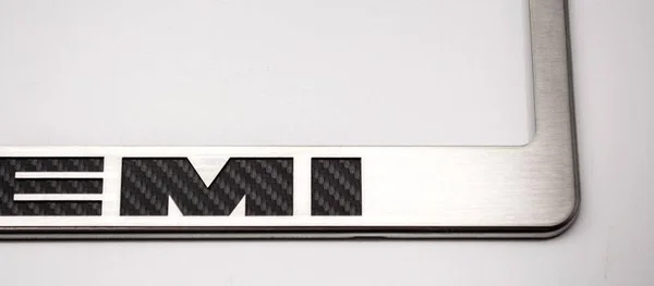 American Car Craft 152024-RDL Rear Tag Frame Hemi Illum. Red Dodge