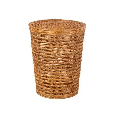 Laundry Hamper Bayou Breeze Color: Honey Brown