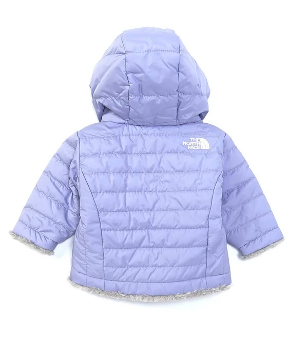 The North Face Infant Reversible Mossbud Swirl Hoodie - Meld Grey/Sweet Lavender