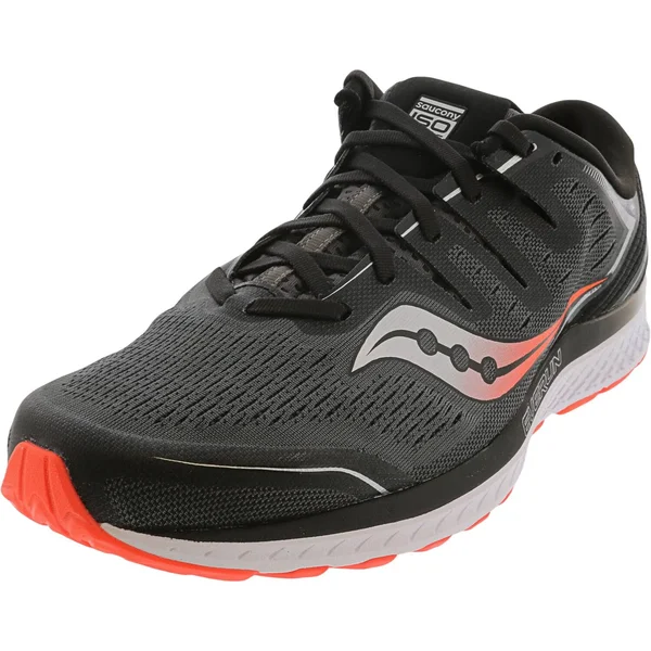 Men's Saucony Guide ISO 2 Wide - Black/Grey - (Size 9)