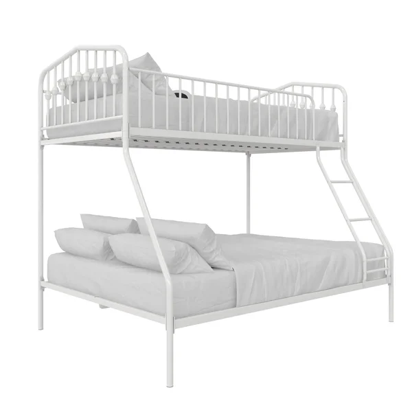 Novogratz Bushwick Metal Bunk Bed - Twin/Full - White