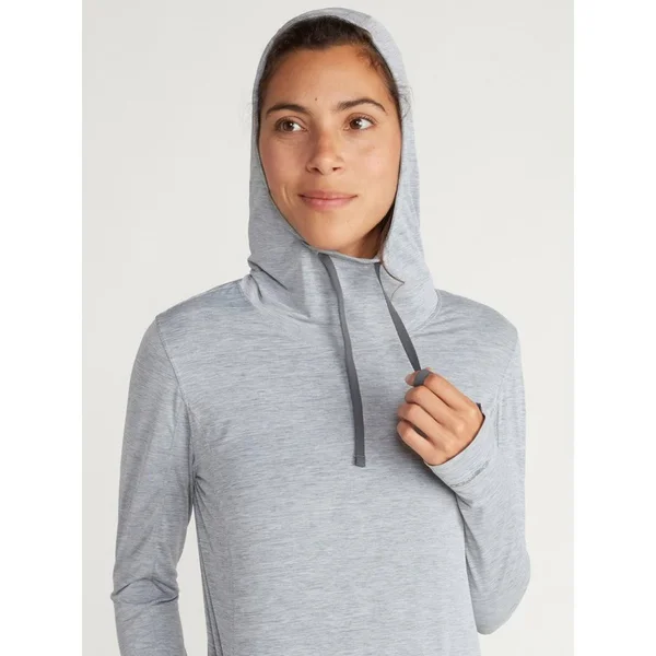 ExOfficio Women's BugsAway Sol Cool Kaliani Hoody - Medium - Tea Rose Heather