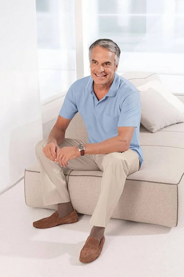 Jobst for Men Casual Knee High Closed Toe Socks-30-40 mmHg-Full Calf