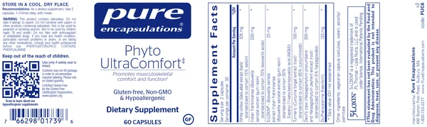 Pure Encapsulations - Phyto Ultracomfort - 120 Capsules