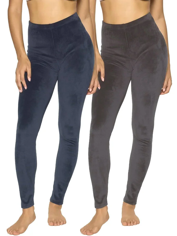 Felina, Velour Winter Leggings, 2-Pack