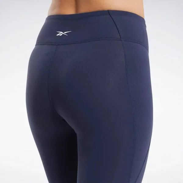 Reebok Women's Lux 2 Graphic Training Tights in Blue/Vector Navy Size X-Small, Polyester/Spandex/Jacquard
