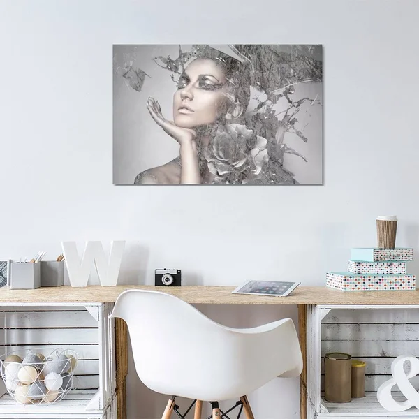GraphINC Paintings on Canvas Art - Cool Grey Print ( Pop Culture art)