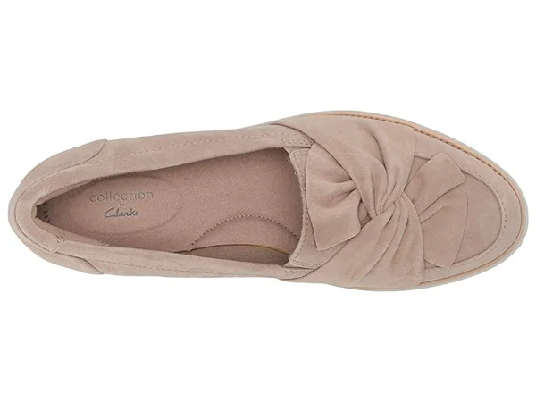 Clarks Sharon Dasher Sand Suede, Women's, Size: 9.5 Medium, Beige