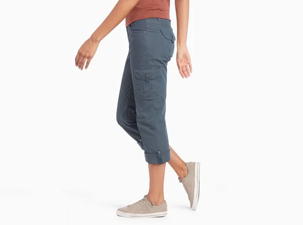 Kuhl Splash Roll-Up Pant - Metal Blue, 4W x 30L