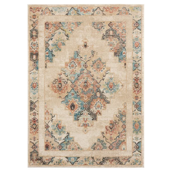 Westfield Home Calloway Genie Area Rug - Size: 7&10 inch Round, Red