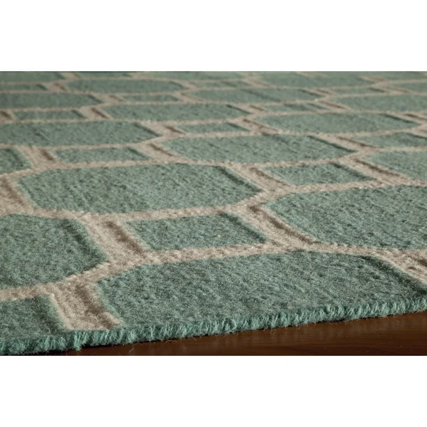 Momeni Laguna LG-01 Aqua 5& x 8& Area Rug