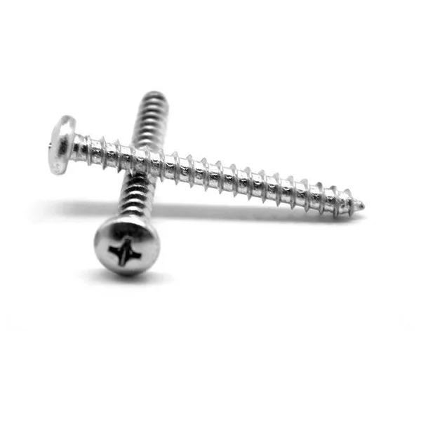 Asmc Industrial No.2-32 x 0.5 Phillips Pan Head Type AB Sheet Metal Screw - Low Carbon Steel - Black Zinc Plated - 10000 Piece