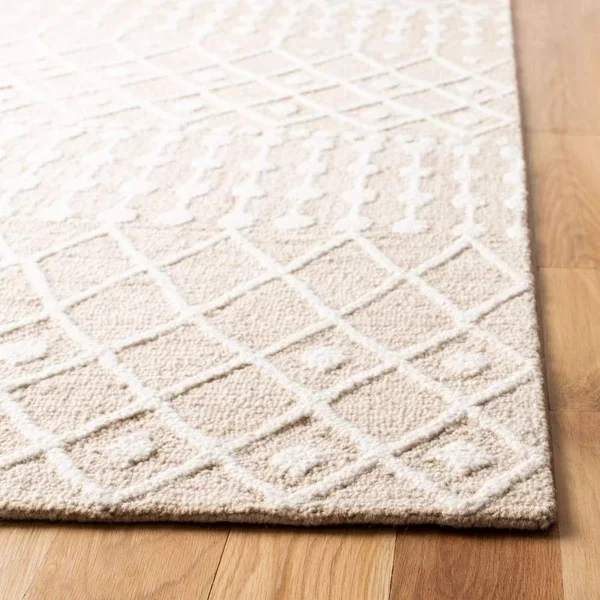 Blossom Collection BLM115B Rug Beige, Ivory, Runner 2&-3x22 x 9&