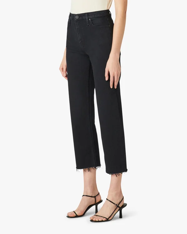 Hudson Remi High-Rise Crop Straight Jeans - Worn in, Women's, 29