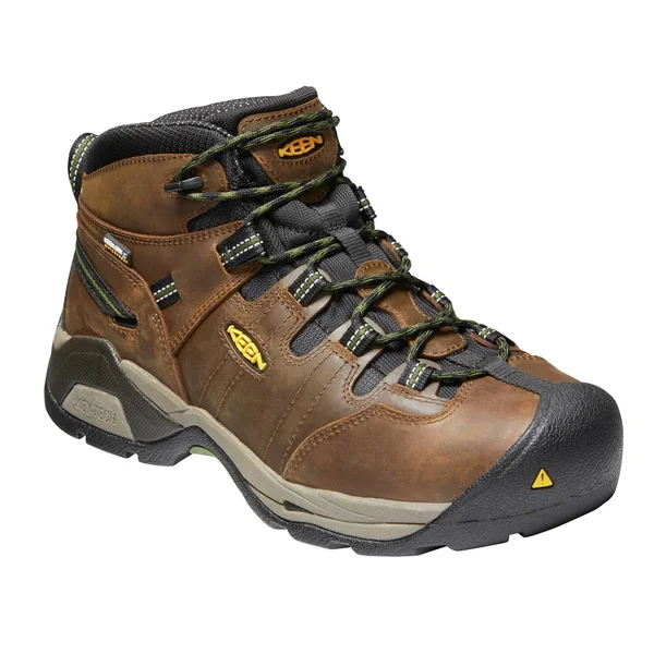 Keen Men's Detroit XT Mid Steel Toe Waterproof Work Boots - Brown - 10.5