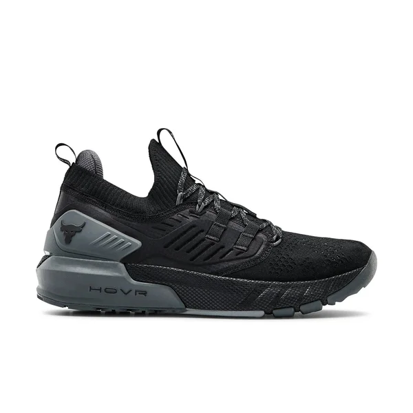 Under Armour Project Rock 3 Black/Grey Men's Training Shoes, Size: 9.5