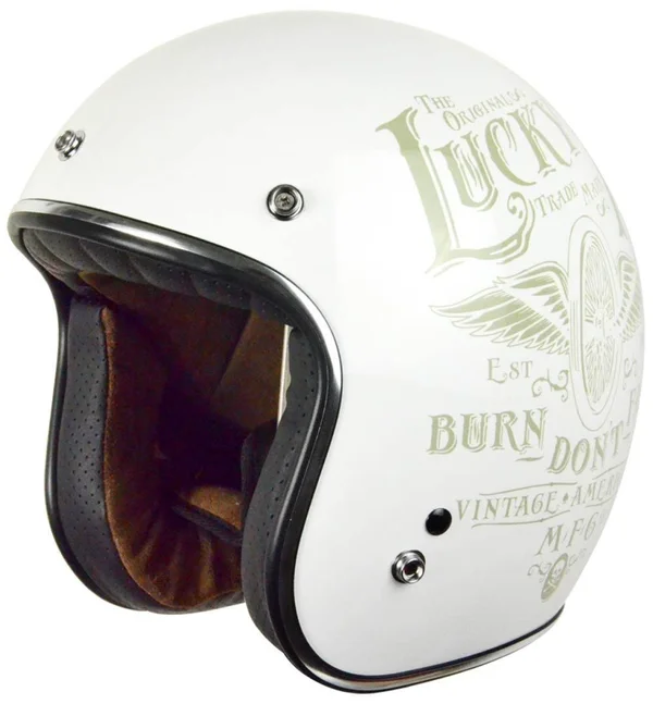 Origine Primo Flying Wheel Jet Helmet - White, Size Xs