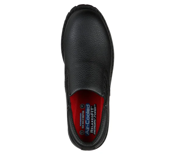 Skechers Men's Work Relaxed Fit: Cottonwood - Ekel SR Shoes, Black, 11.5