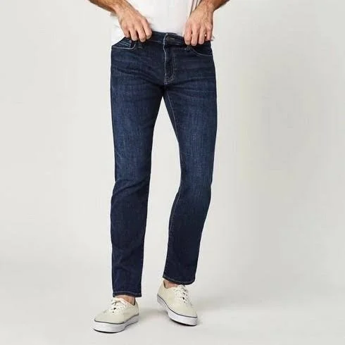 Mavi Men's Zach Straight Leg in Deep Portland, Men's Jeans