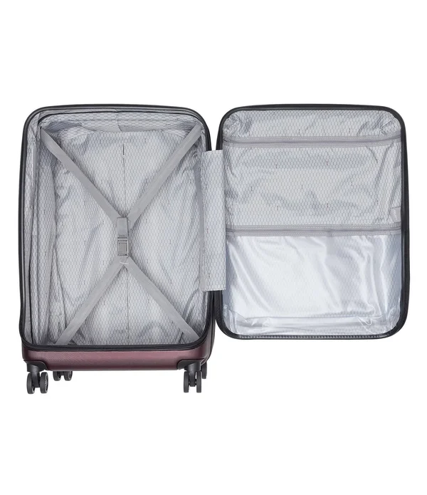Delsey Cruise Hard Expandable Spinner - 25x22 - Black Cherry