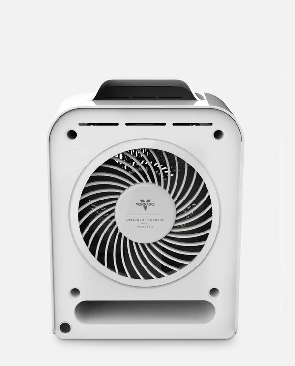 Vornado Velocity 5 Whole Room Space Heater with Auto Climate Control, Timer, and Safety Features, Large, White