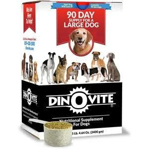 Dinovite Large Dog Supplement - 84.64-oz Box