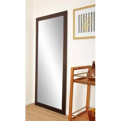 Darby Home Co Adalwin Leaning Cottage/Country Wall Mirror - Brown