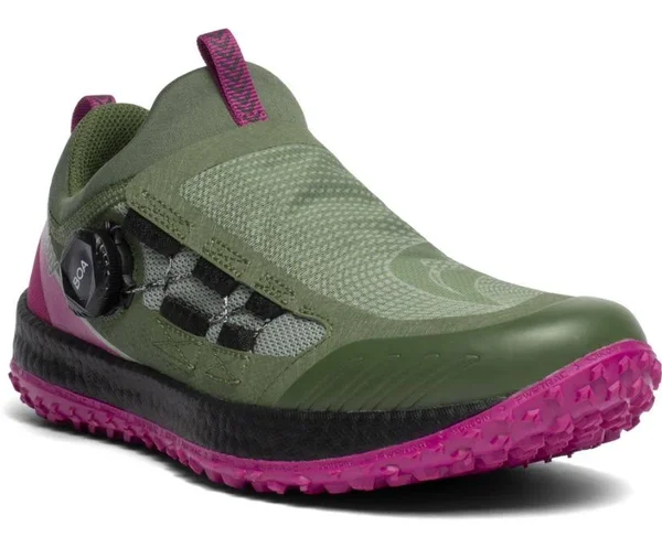 Saucony Switchback 2 Women's Running Shoes Size 6 in Pine/Fuchsia