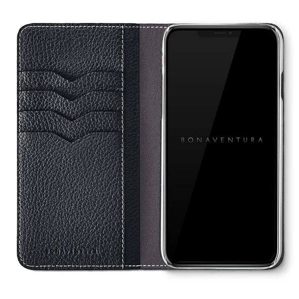 Diary Smartphone Case (iPhone Xs Max) - Navy Blue