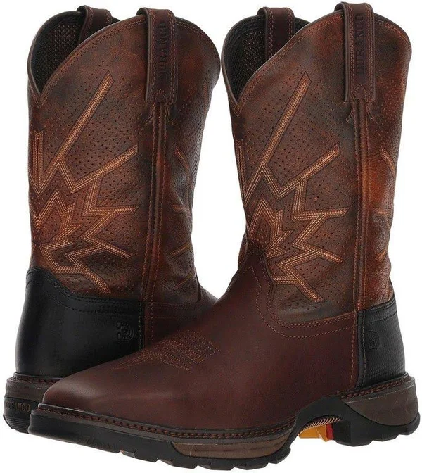Durango Men's Tobacco Maverick XP Steel Toe Ventilated Pull-On Work Boot - DDB0175