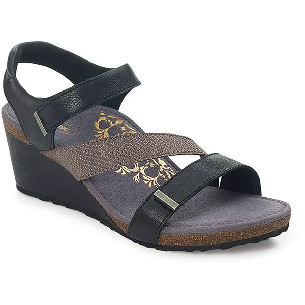 Aetrex Brynn EW11 Women's Sandals Black