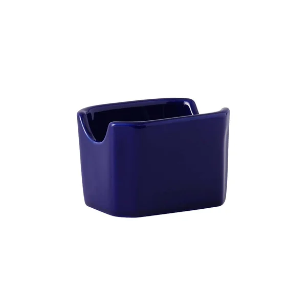 Tuxton China BCQ-034 3.5 in. Sugar Packet Holder - Cobalt - 1 Dozen