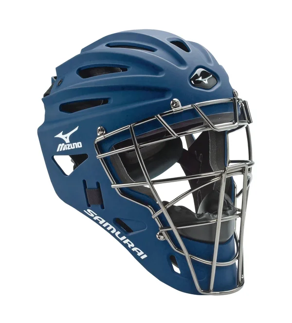 Mizuno G4 Samurai Catcher&s Helmet - Navy