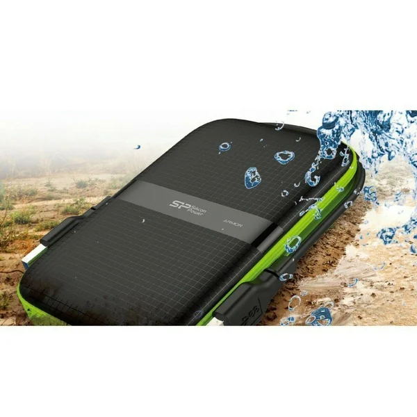 Silicon Power 1TB Black Rugged Portable External Hard Drive Armor A60, Shockproof USB 3.0 for PC, Mac, Xbox and PS4