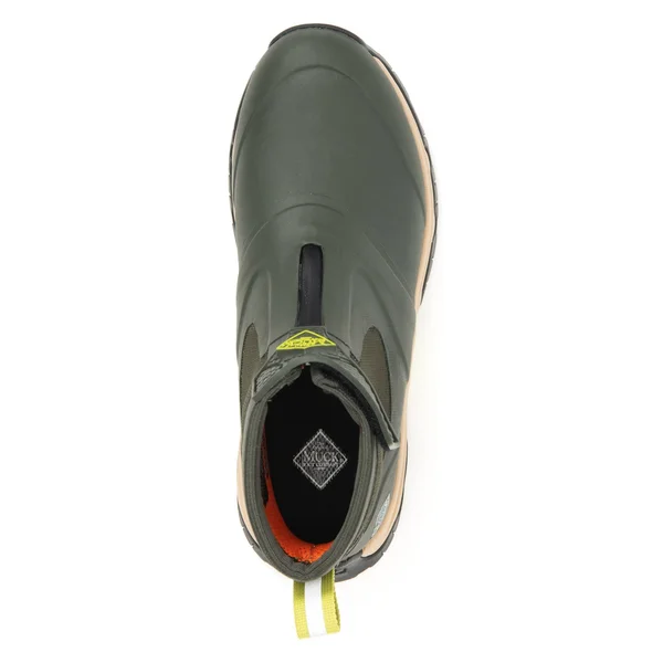 Muck Apex Mid Zip Boots for Men Moss/Tan Midsole 7