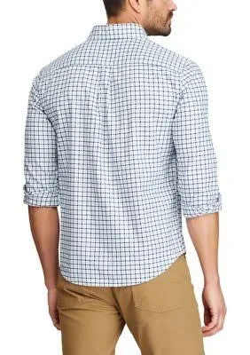 Chaps Men's Stretch Oxford Button Down Shirt - Blue MU - 2XL