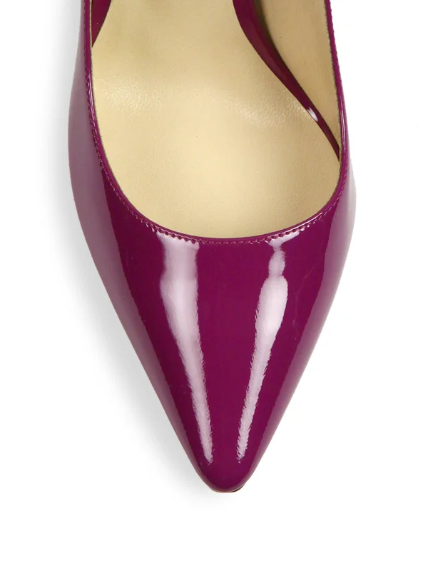 Jimmy Choo Romy 100 Patent Leather Pumps - Black - Pumps