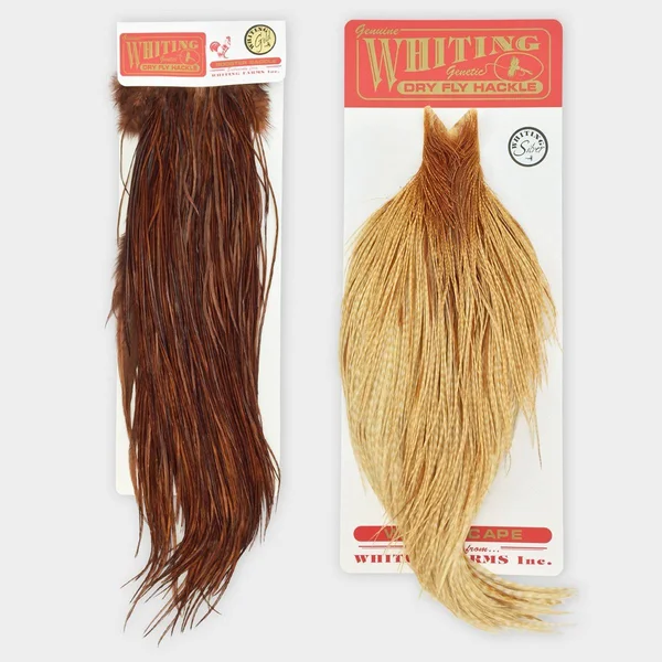 Whiting Gold Grade Full Saddle - Color White Dyed Coachman Brown