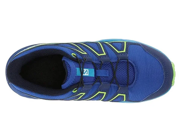 Salomon, Speedcross, J, Kids Trail Running Shoes 2, Surf The Web/Cloisonne/Green Flash