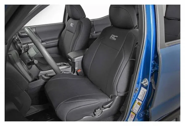 Rough Country Toyota Neoprene Front & Rear Seat Covers (16-20 Tacoma)